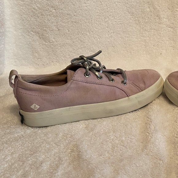 SPERRY Kids Sneakers PURPLE Canvas CREST VIBE 0722 - Picture 6 of 14